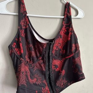 dragon corset top